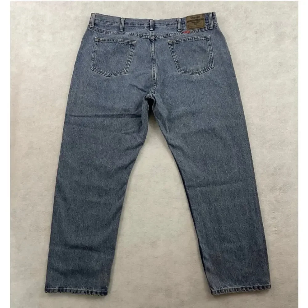 Wrangler Jeans Bundle Mens 42x32 Carpenter Relaxed Fit Workwear Denim Lot 2